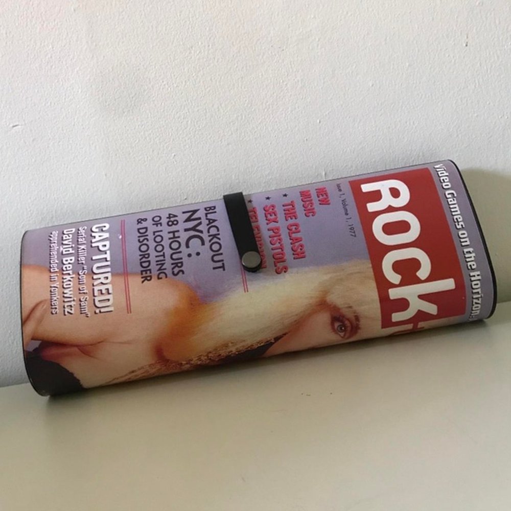 NWOT Rare Debbie Harry DTR magazine clutch bag